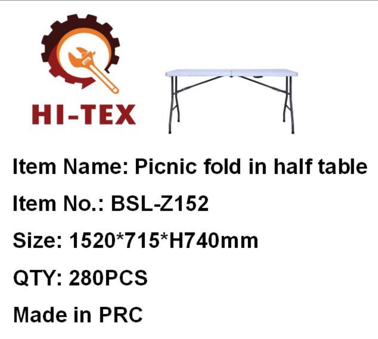 Folding Picnic Table Z-152 - Image 10