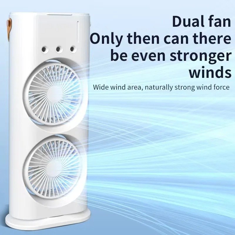 Multifunctional Double Headed Fan - Image 2