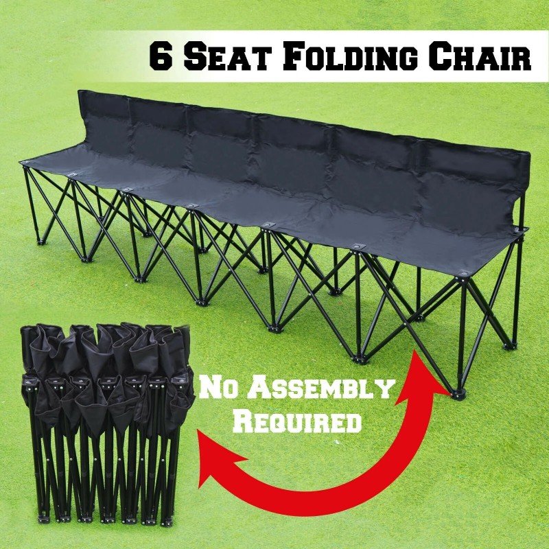 Folding Chair 6 Seater With Bag - Image 2