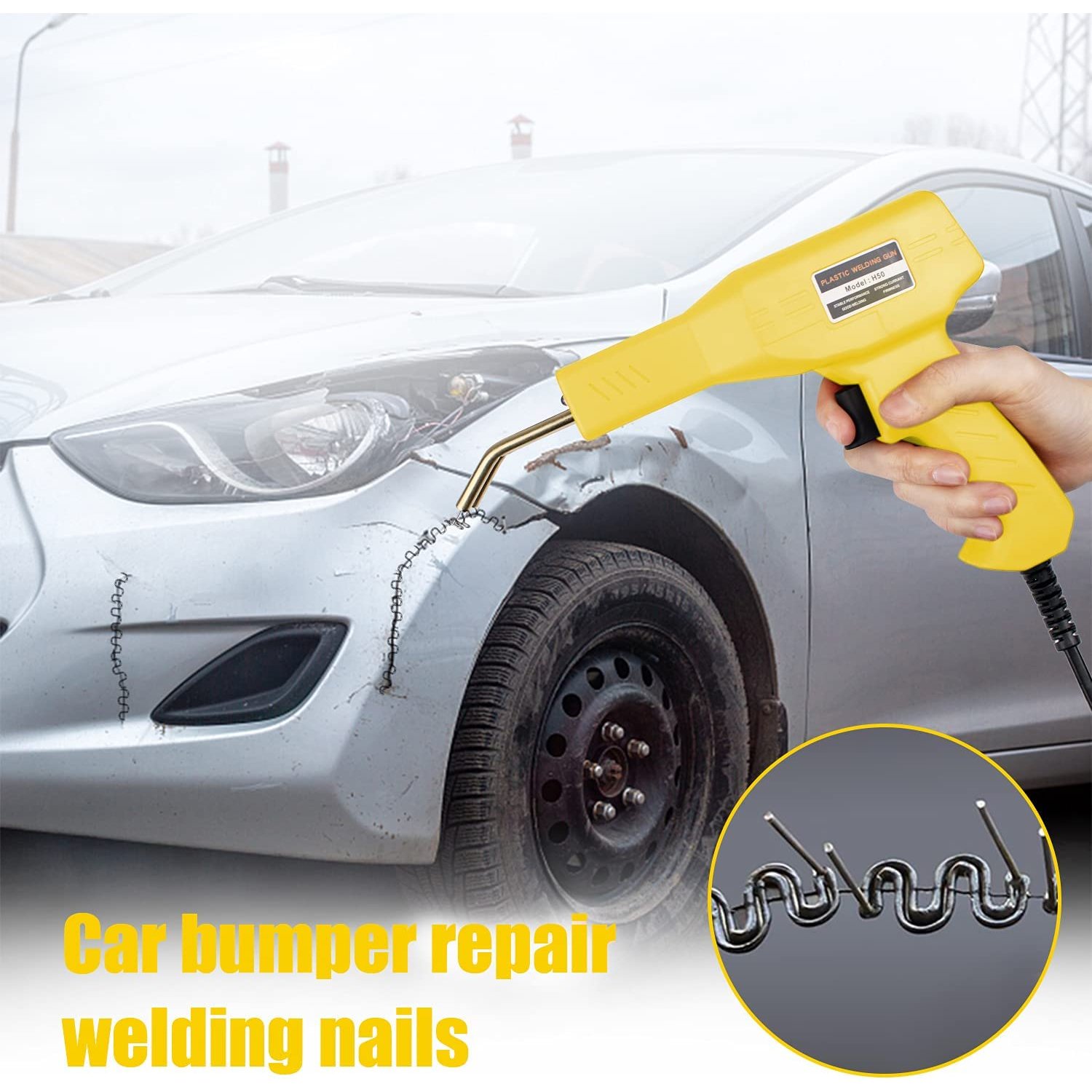 Plastic Welding Gun Yellow - Image 2
