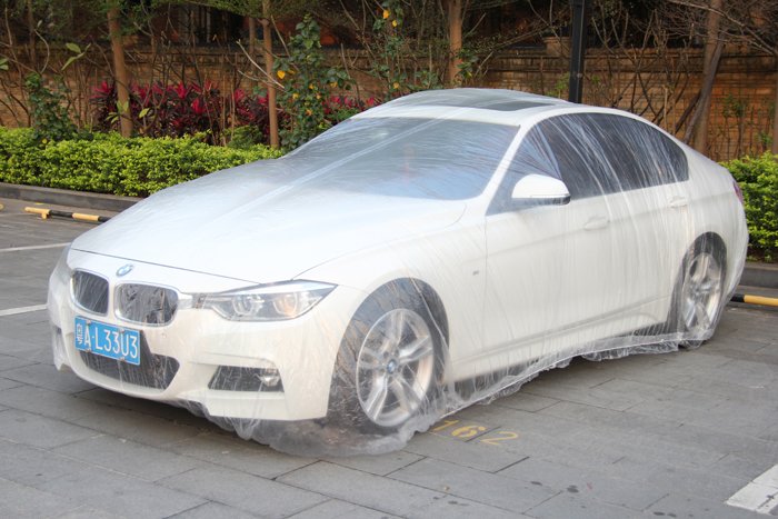 Car Poly Plastic Cover Transparent - Image 2