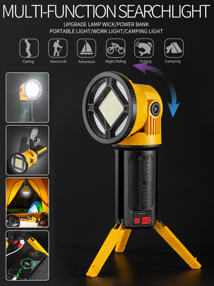 Multifunctional Rechargeable Searchlight Small - Image 12