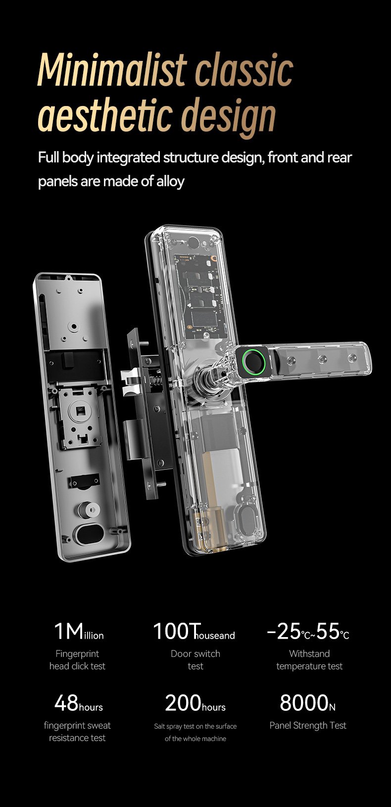 Smart Door Lock With Camera Silver - Image 12