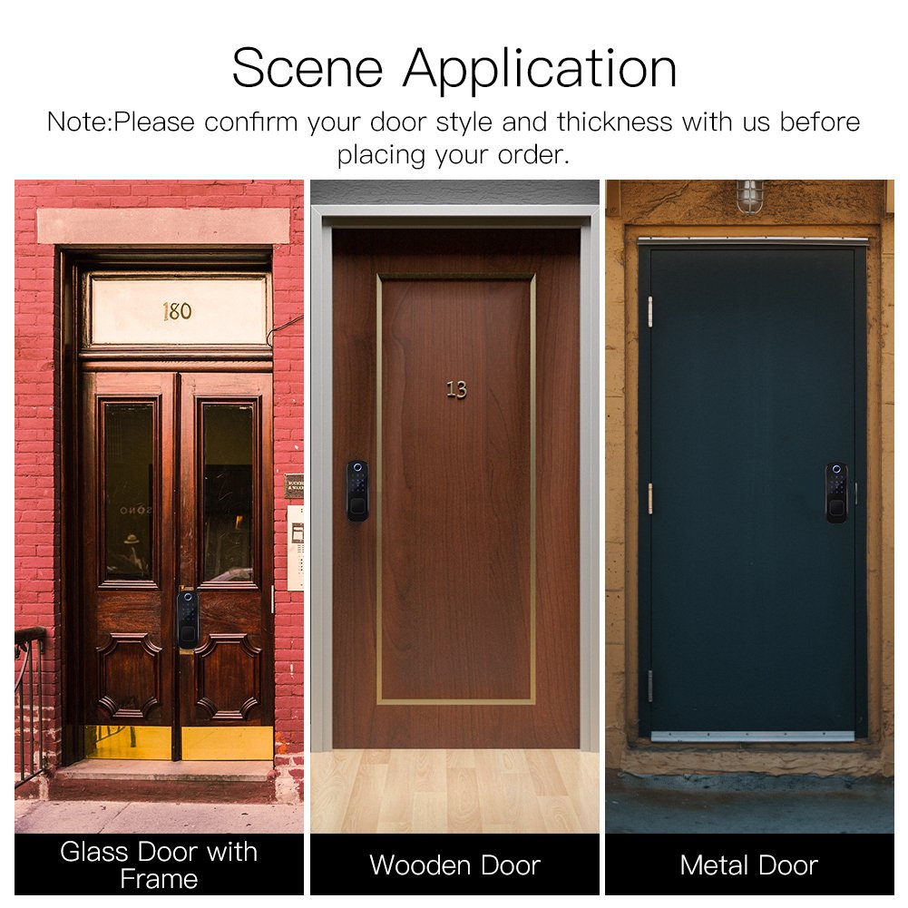 Smart Rim Lock with Touch - Image 11