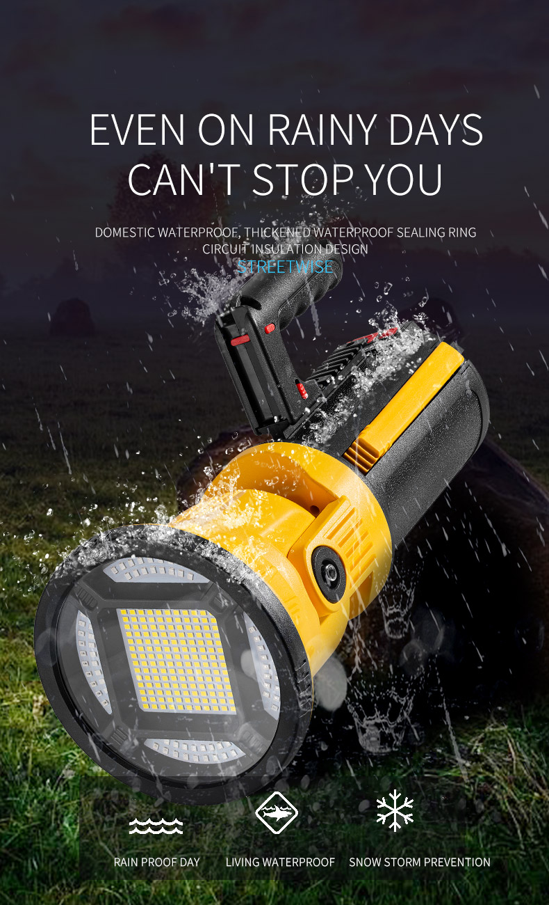 Multifunctional Rechargeable Searchlight Small - Image 14