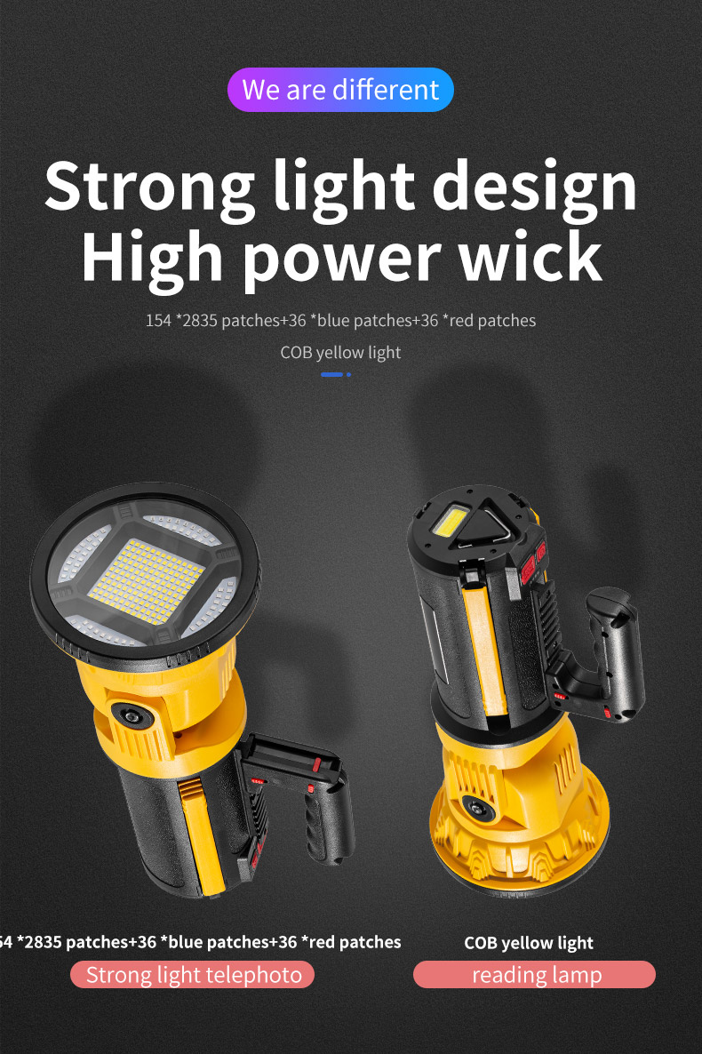 Multifunctional Rechargeable Searchlight Small - Image 2