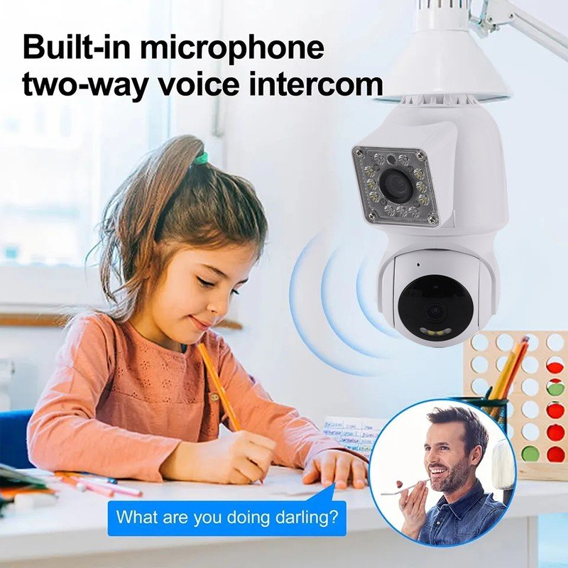Camera Wifi Dual Camera Bulb - Image 2