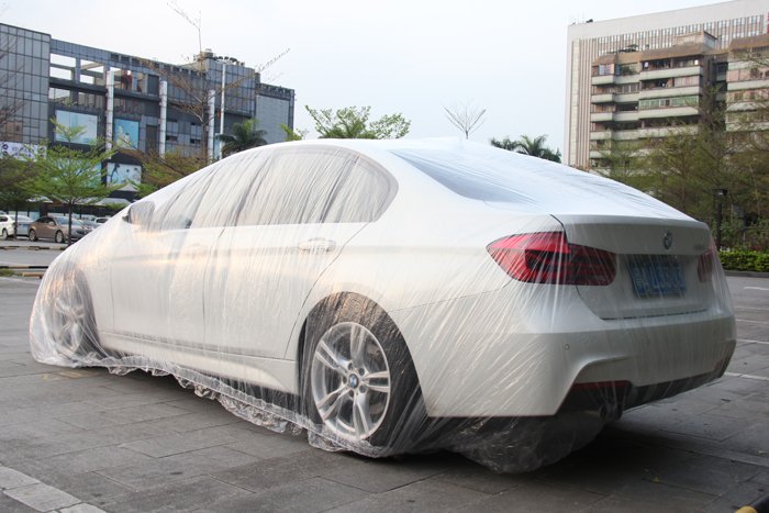 Car Poly Plastic Cover Transparent - Image 5