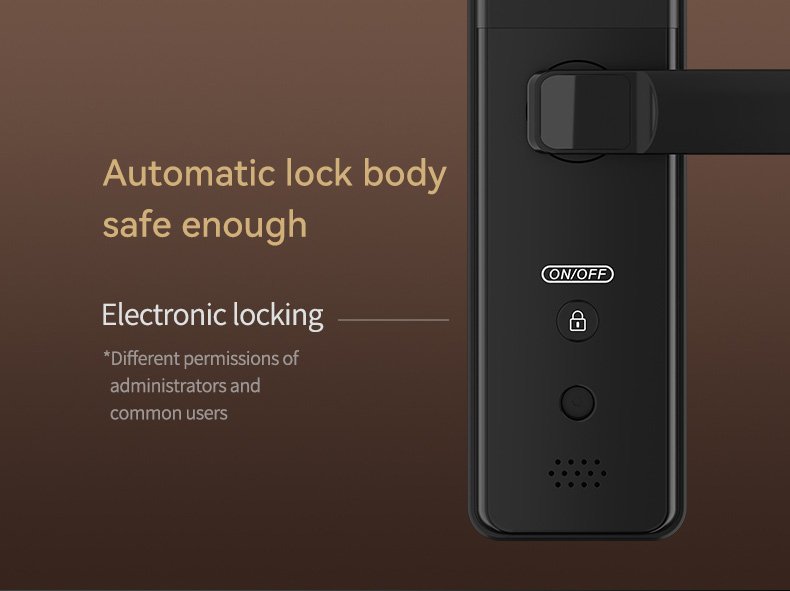 Smart Door Lock With Camera Silver - Image 2