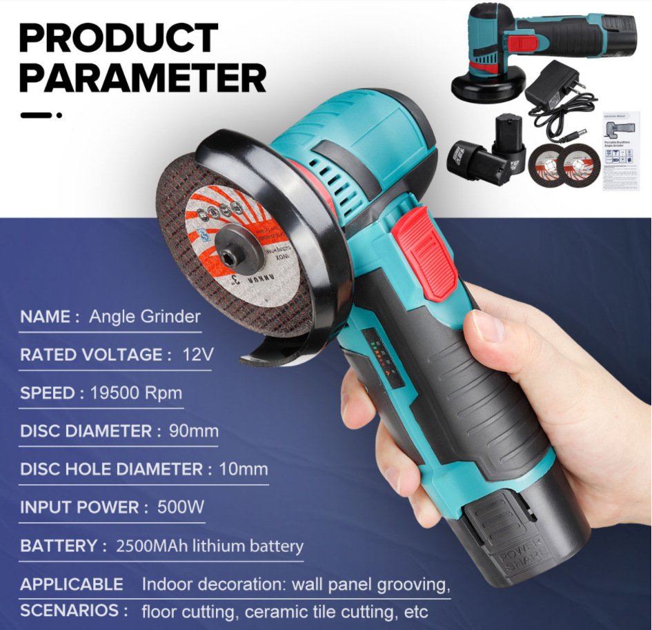 Cordless Mini Grinder 3'' - Image 3