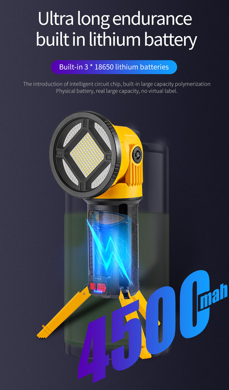 Multifunctional Rechargeable Searchlight Small - Image 6