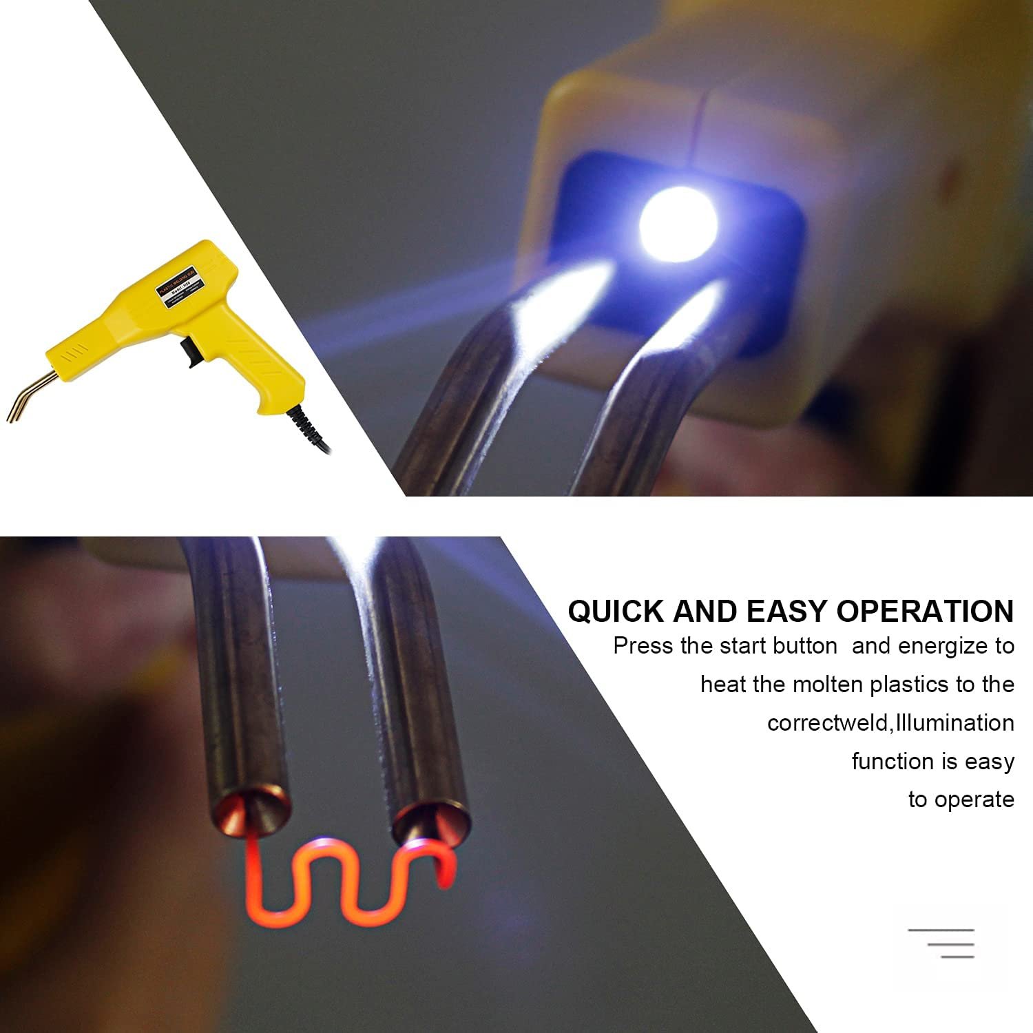 Plastic Welding Gun Yellow - Image 10