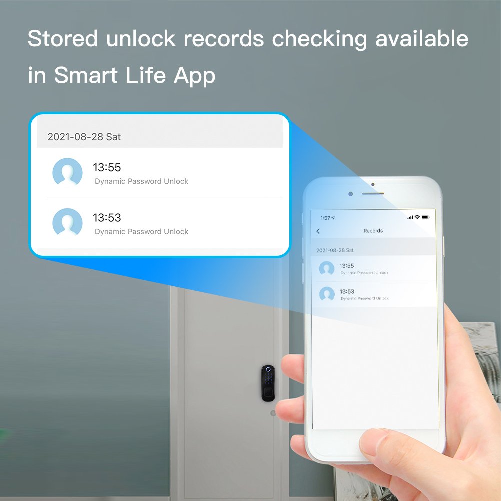 Smart Rim Lock with Touch - Image 8