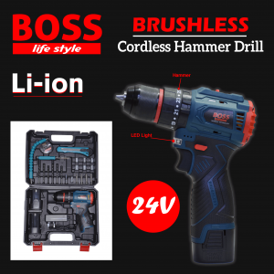 Boss Cordless Drill 24V Brushless