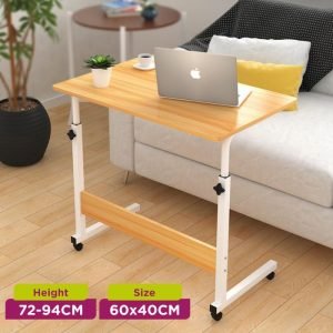 Stylish Adjustable Laptop Table with Wheels