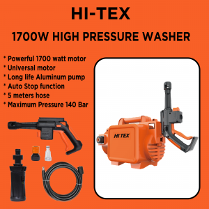 3-Pressure Washer 1700-W [ 140-Bar ]