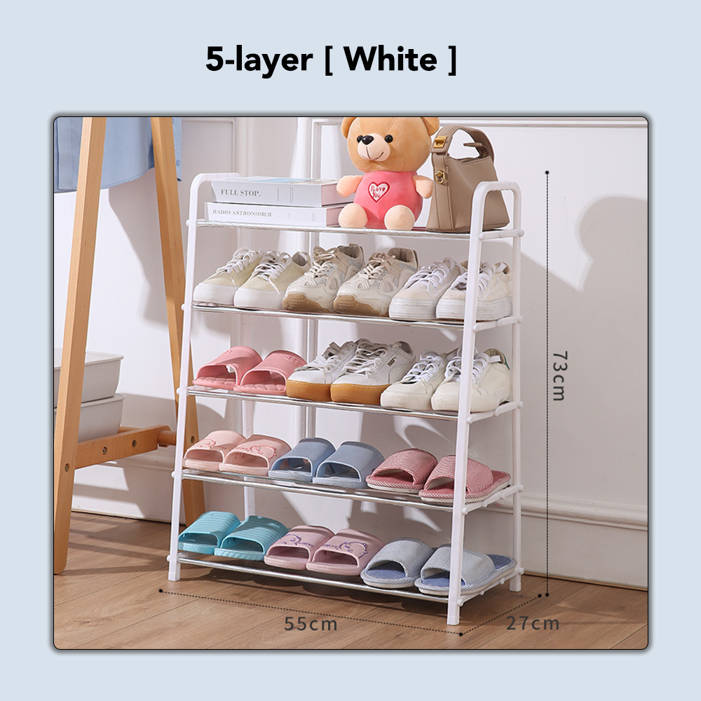 Shoes Rack Black/White - Image 7