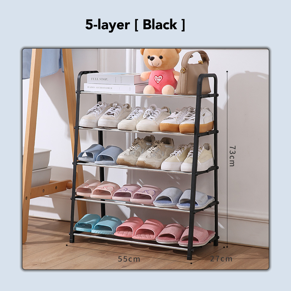 Shoes Rack Black/White - Image 5