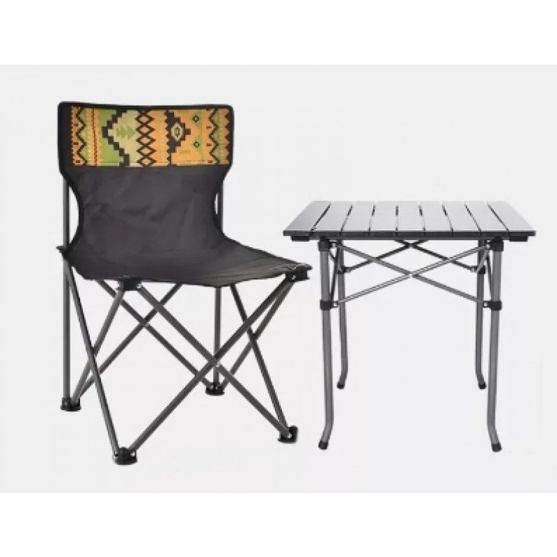 Folding Table & 4 Chairs Set with Carrying Bag - Image 6