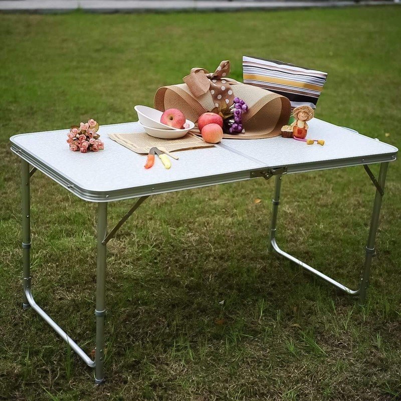 Folding Table Aluminium with 4 Stool - Image 5