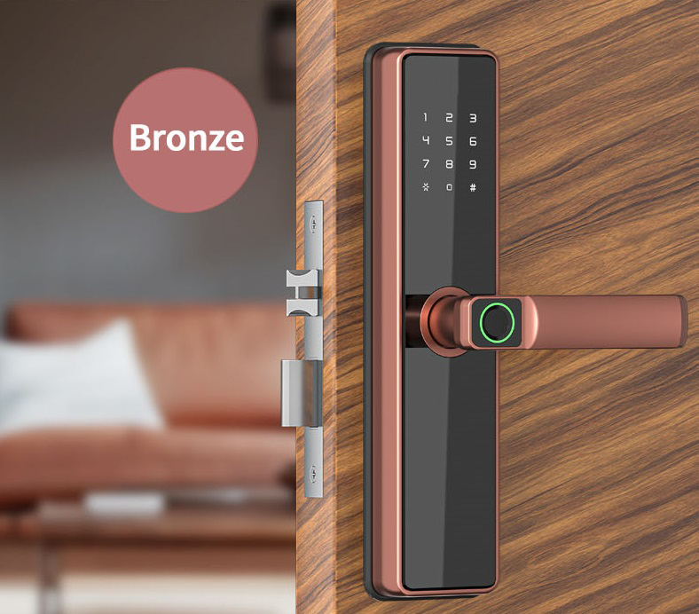 Smart Door Lock Bronze