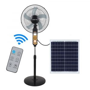 Solar Fan 16'' Black