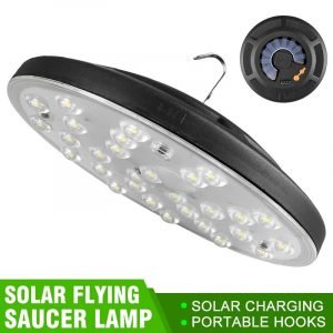 Solar ultra-thin charging UFO Lamp