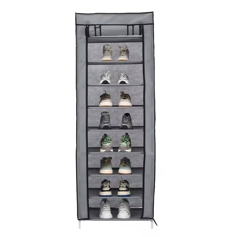Shoe Storage Compages Grey 9 Layer - Image 3