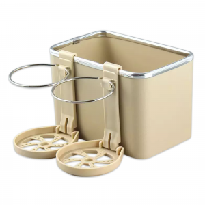Car Armrest Box And Paper Towel Beige