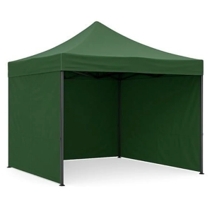 8-Folding Tent with Cover 3 Side Green