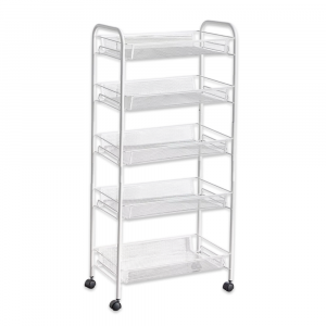 Rack Utility White 5-Layer