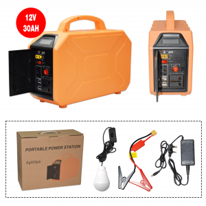 Portable Power Station Orange [ 200-W ]