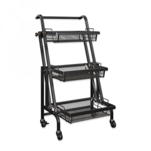 Rack Cart PSR Black 3-Layer
