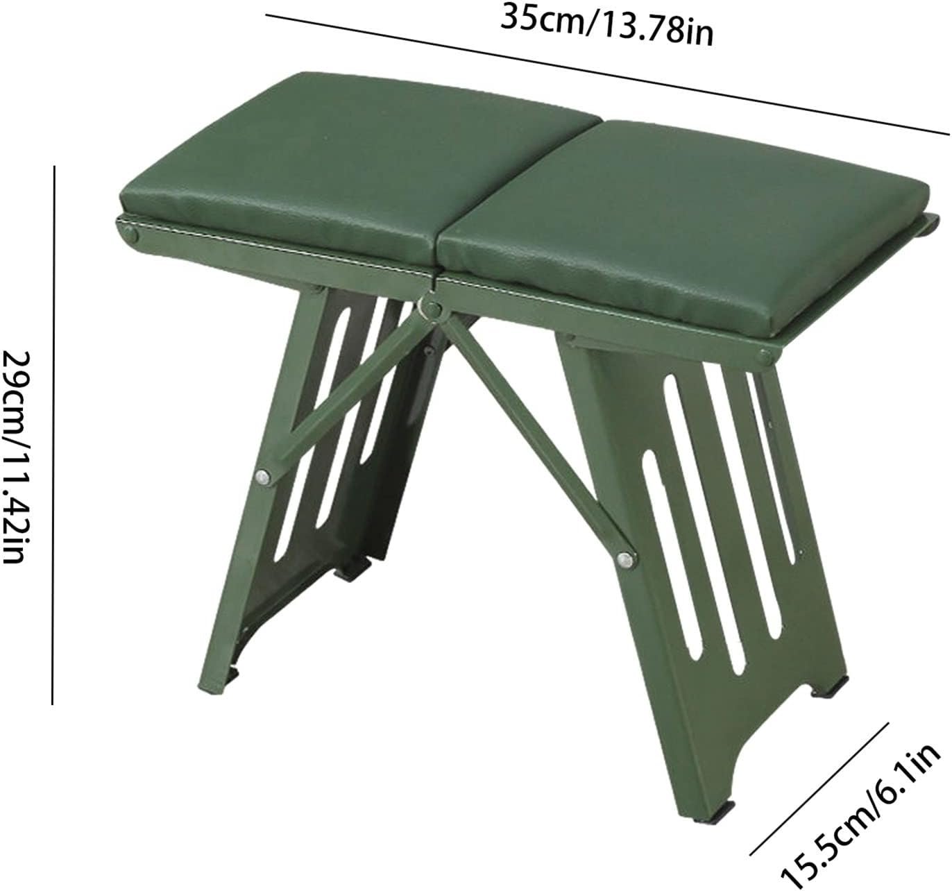 Folding Stool With Cushion - Image 2