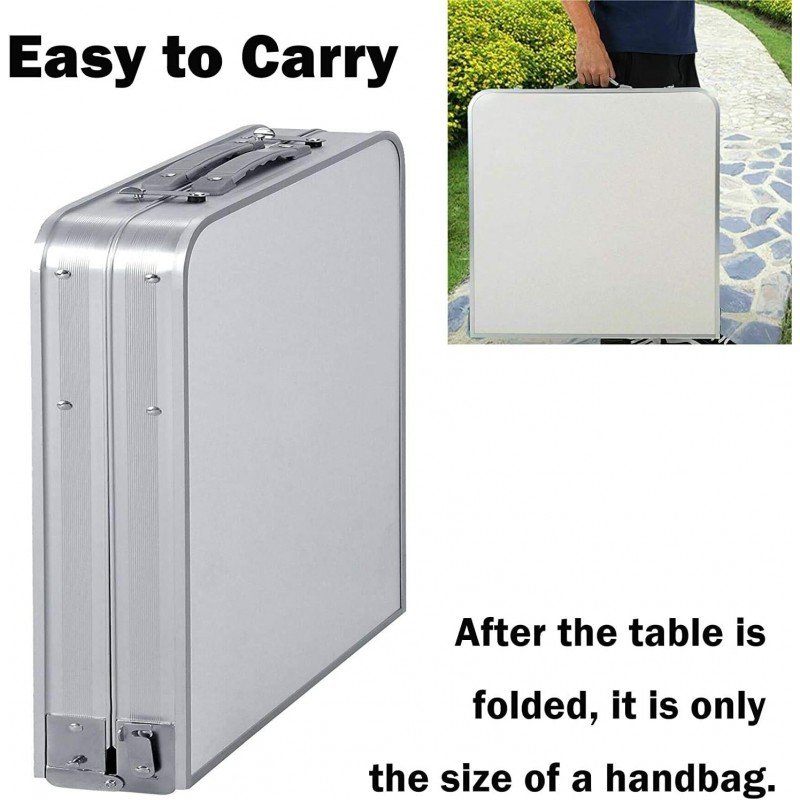 Folding Table Aluminium with 4 Stool - Image 10