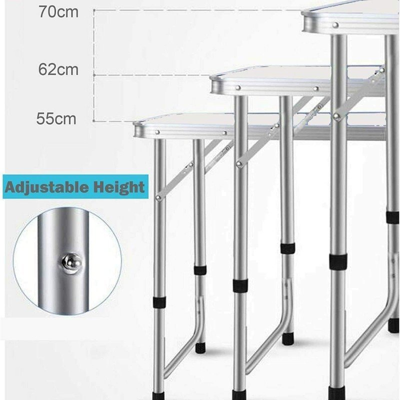 Folding Table Aluminium with 4 Stool - Image 11