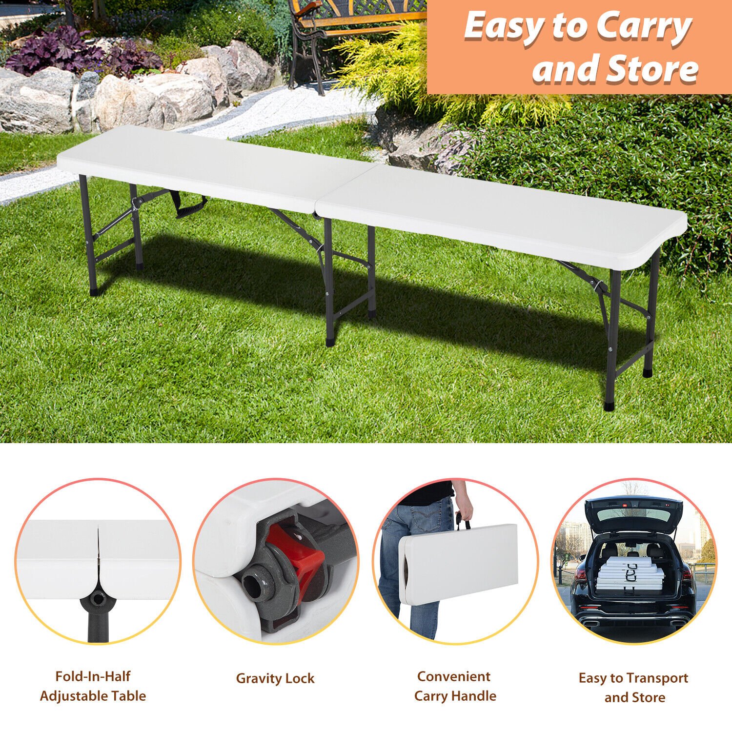 Folding Bench 6-FT - Image 7