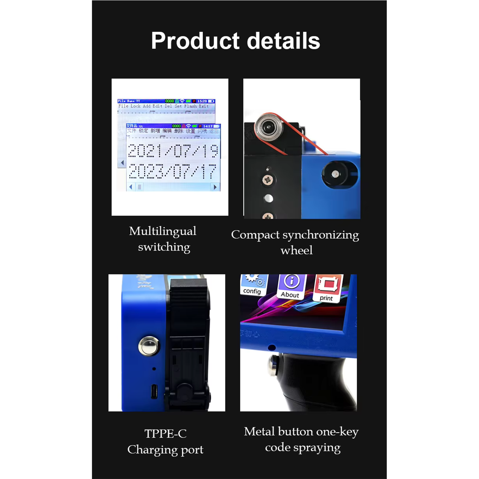 Handheld Inkjet Portable Mini Printer - Image 3