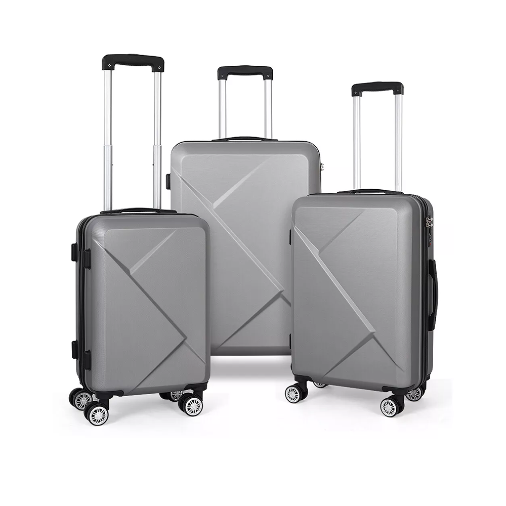 Suitcase Grey 3pcs Set