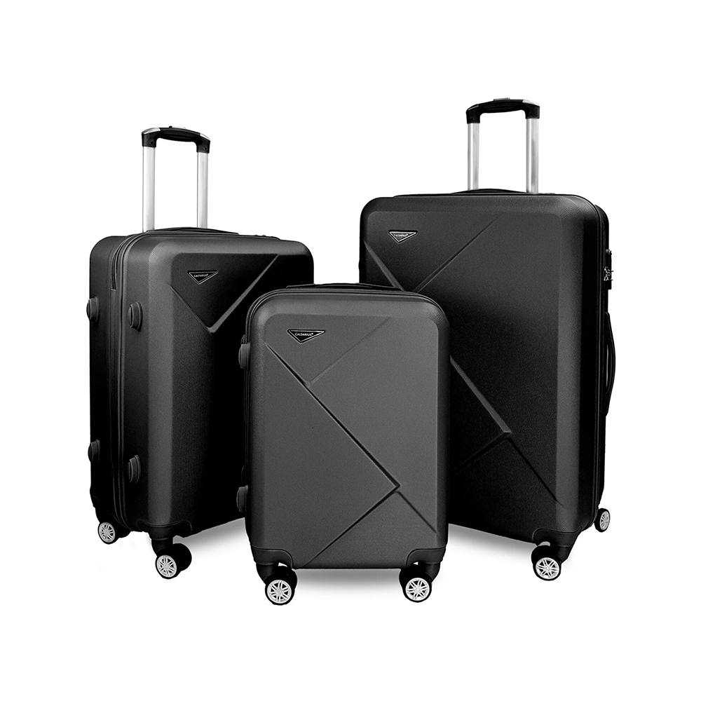 Suitcase Black 3pcs Set