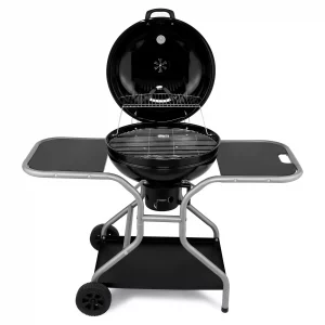 BBQ Grill With Stand Black