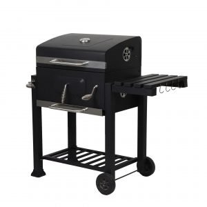Charcoal BBQ Grill with Large Grilling Surface