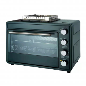 2 IN 1 Portable Gas Stove With Oven Green [ 25-L ]
