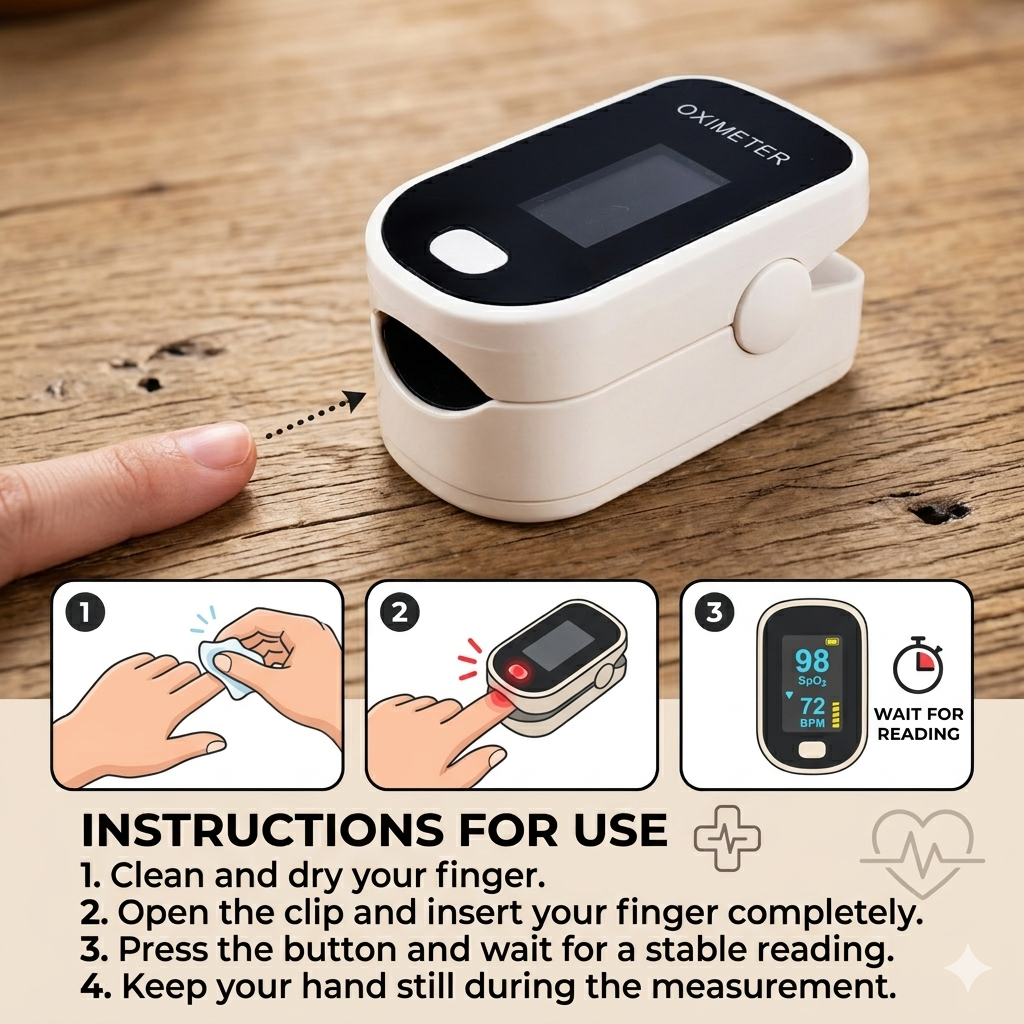 Pulse Oximeter White - Image 3